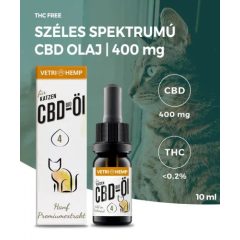 Vetrihemp CBD olaj macskáknak 4% 10 ml