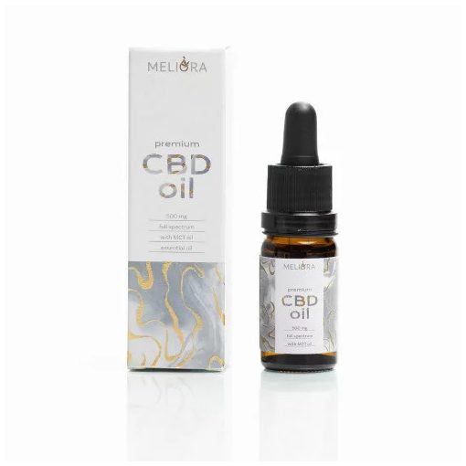 Meliora Teljes Spektrumú 5% CBD olaj 500 mg