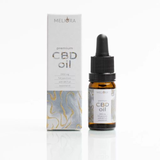 Meliora Teljes Spektrumú 25% CBD olaj 2500 mg