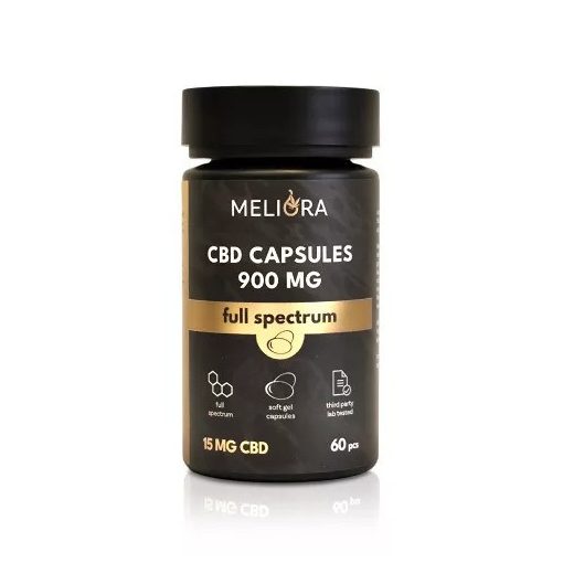 Meliora CBD kapszula 15 mg 60 db | 900 mg